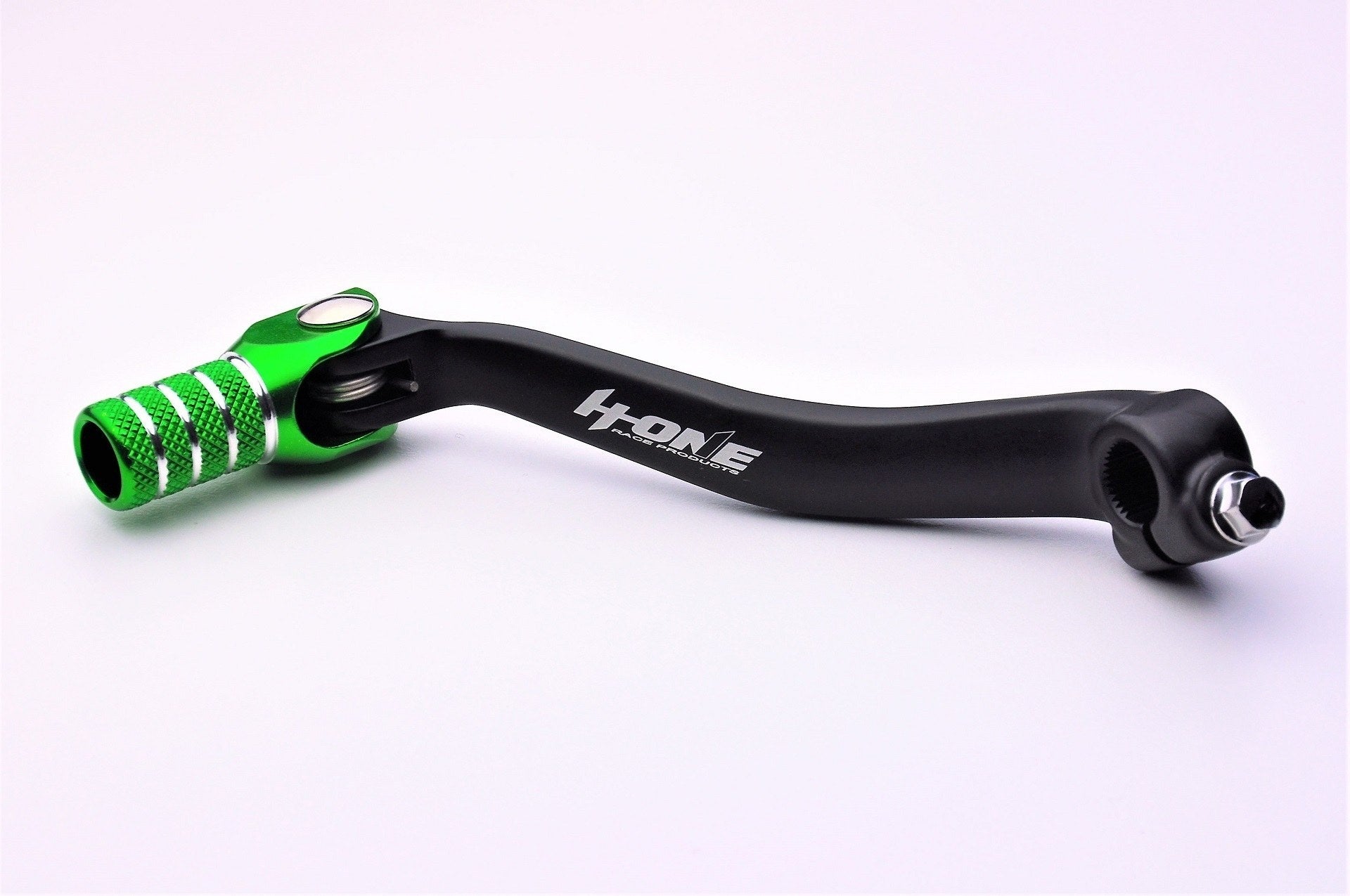 H-ONE Schalthebel Race passend für Kawasaki schwarz-grün