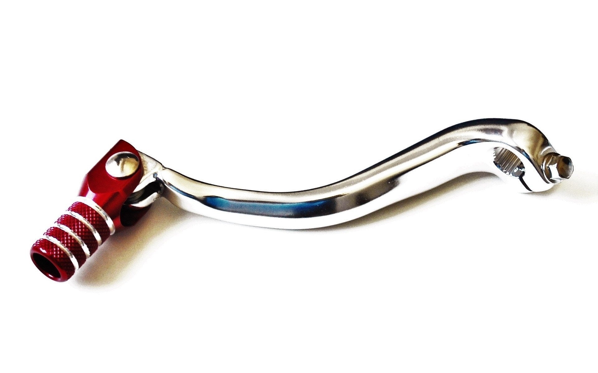 H-ONE Schalthebel Race passend für Honda silber-rot