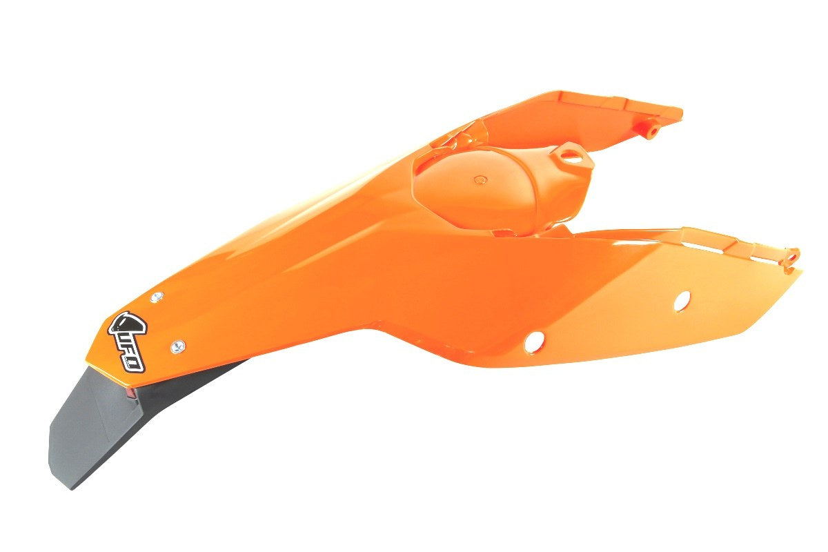 UFO Kotflügel hinten mit Kennzeichenhalterung und Lichteinheit passend für KTM