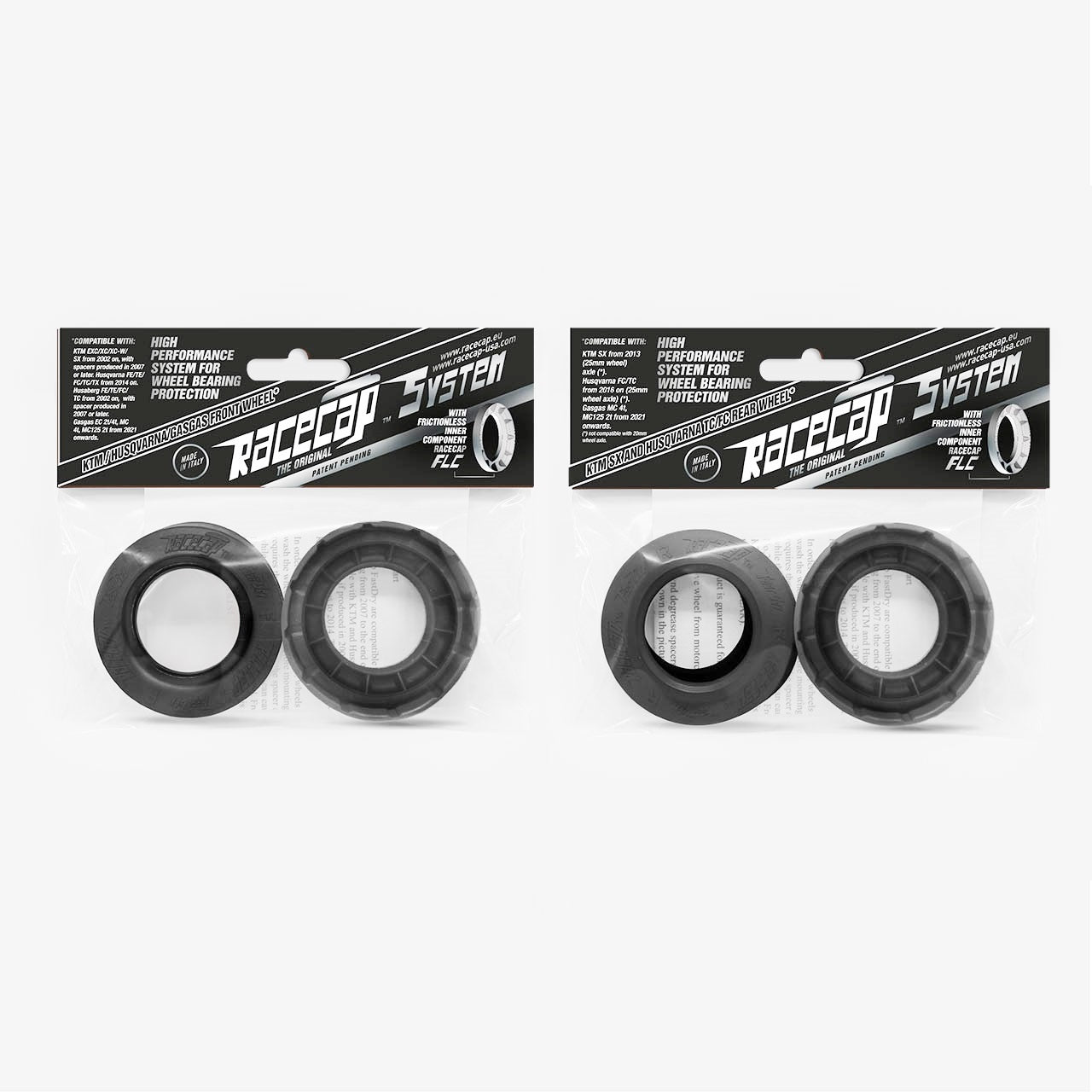 Racecap Radlager Schutz System Fullkit passend für Beta schwarz