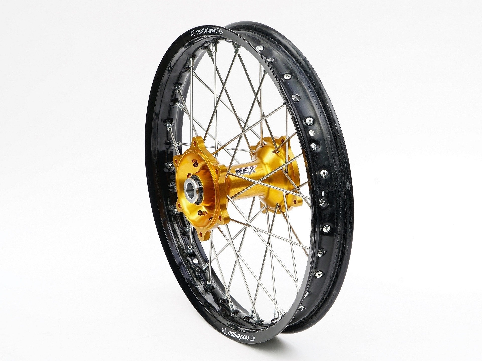 REX Rad 19x1.85 passend für Suzuki 25MM schwarz-gold