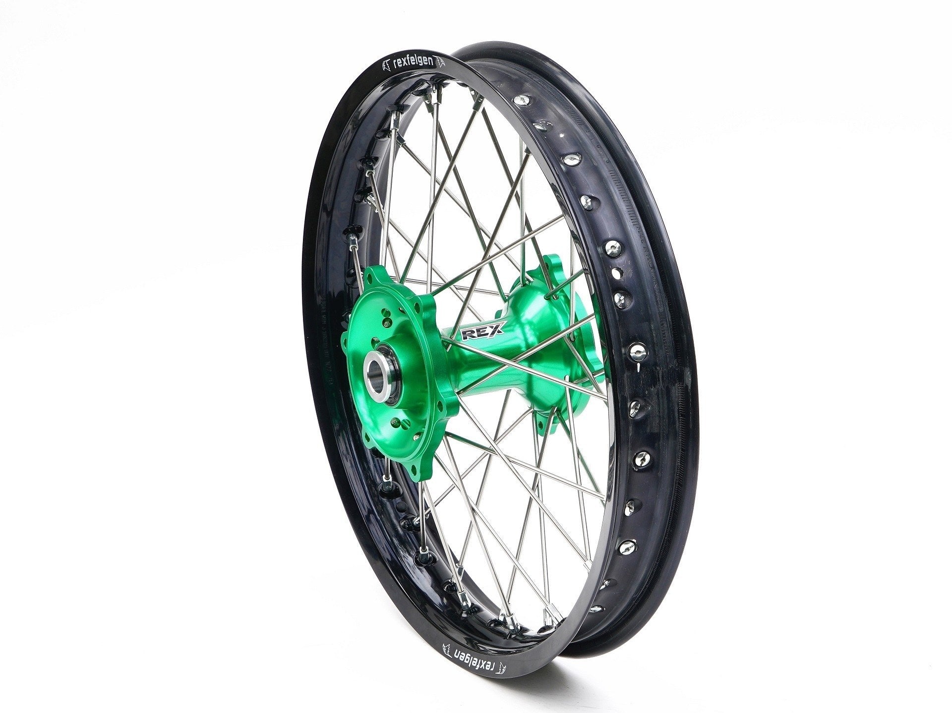 REX Rad 19x1.85 passend für Kawasaki 25MM schwarz-grün