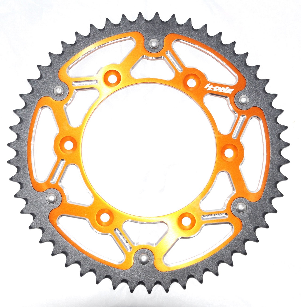 H-ONE Kettenrad Twin passend für KTM / Husqvarna / GasGas orange-schwarz