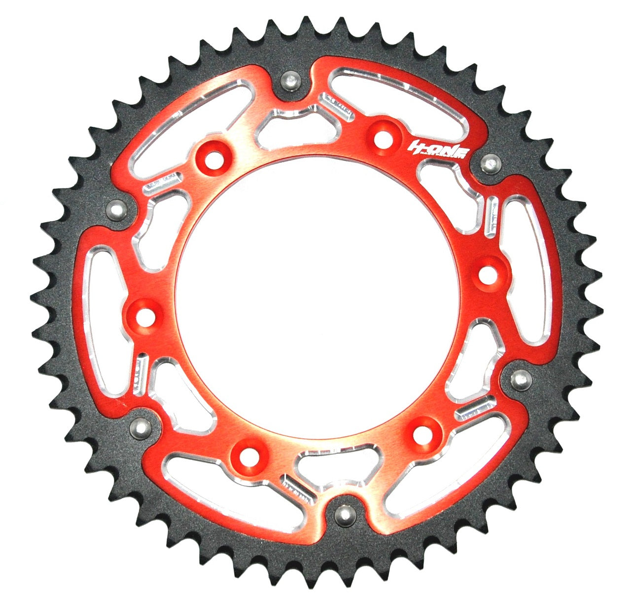 H-ONE Kettenrad Twin passend für Honda / Beta rot-schwarz